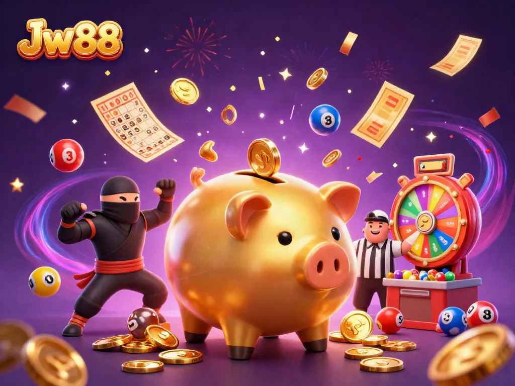 Engage with Jw 88's exciting casino scene featuring dynamic characters and vibrant elements.