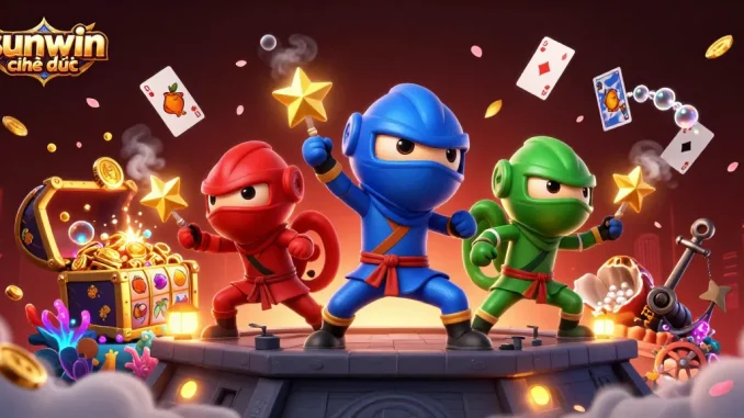 Engage with the vibrant world of sunwin chính thức filled with gaming excitement as chameleons showcase their skills.